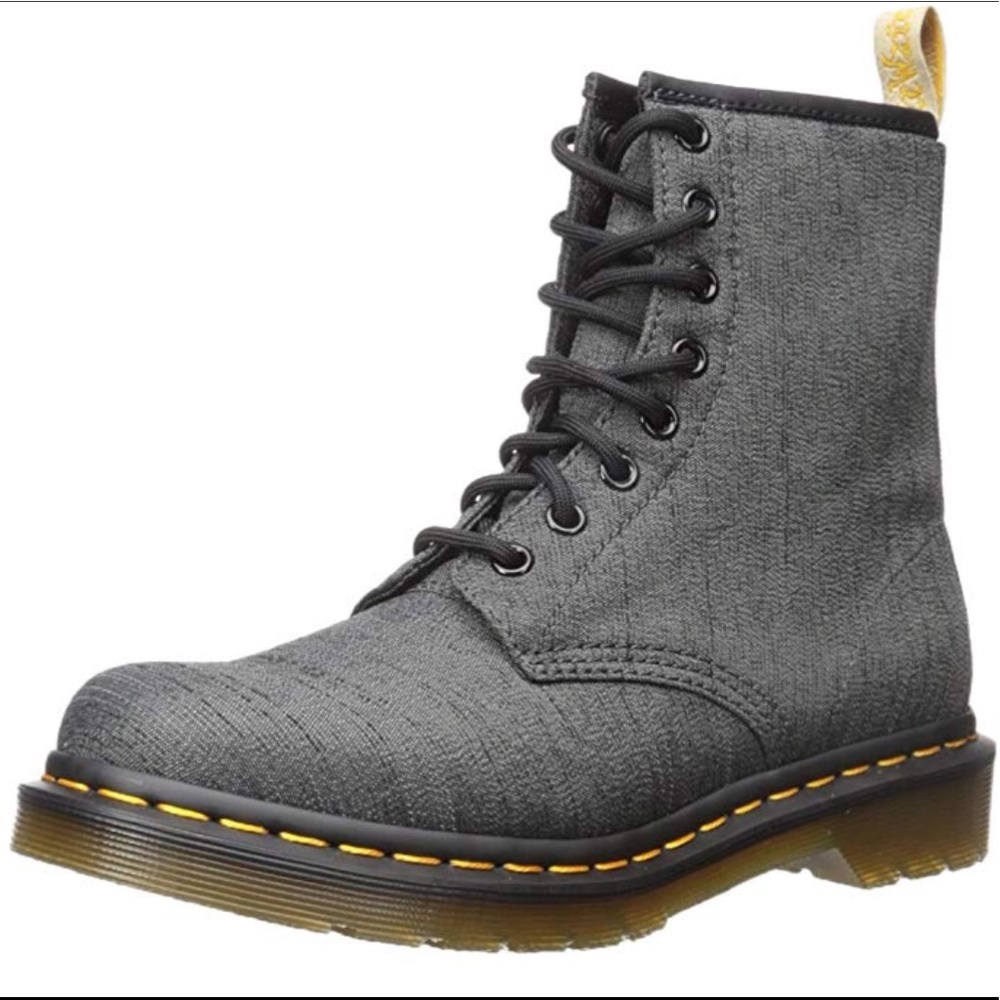 Dr. Martens Women's Vegan Castel Gunmetal Boot 9